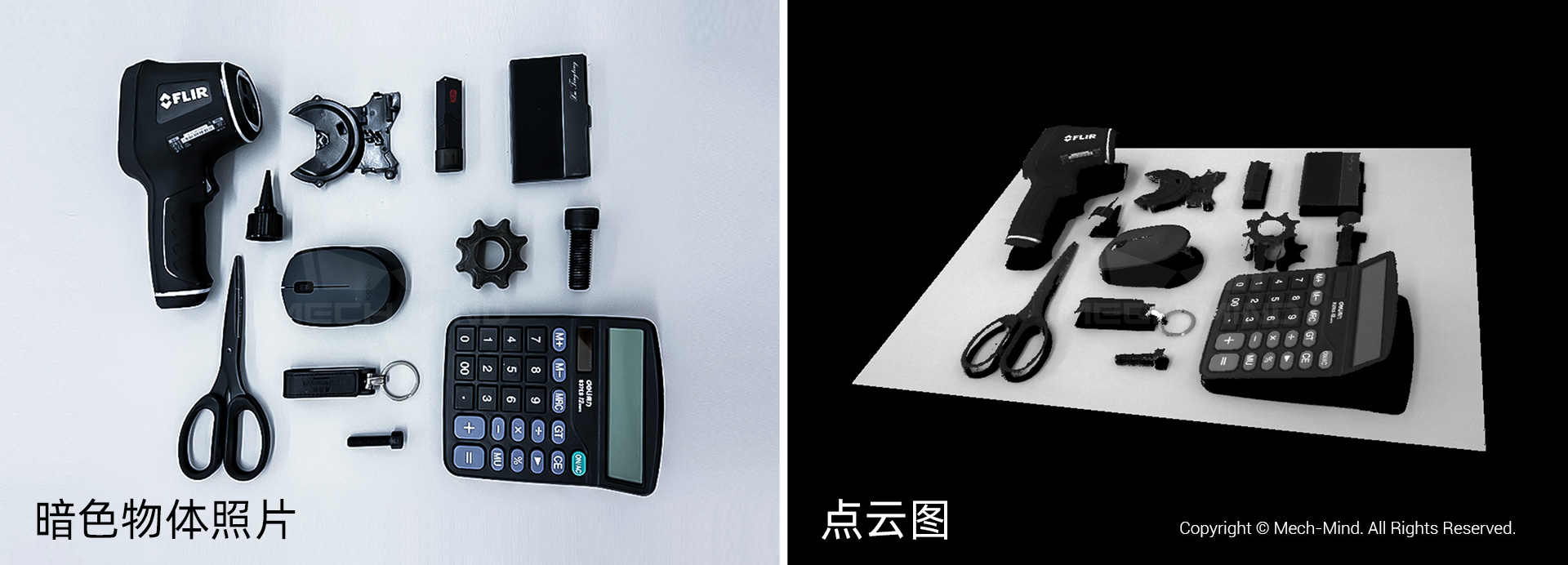高精度結構光工業3D相機Mech-Eye PRO全面升級：可選藍光/白光版本，適合中距離應用